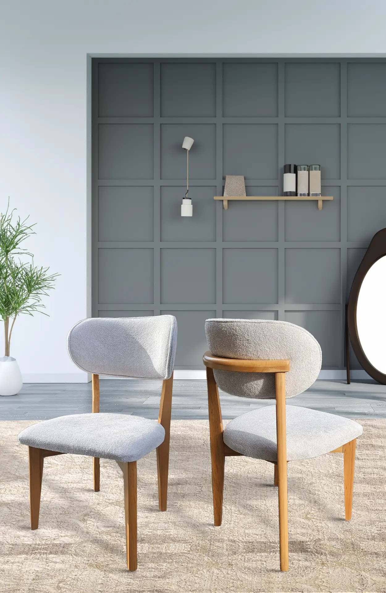 Hadsten Wooden Chair Scandinavian Design Dining Room